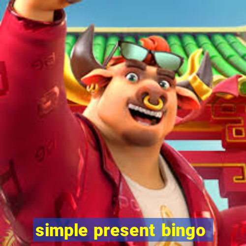 simple present bingo