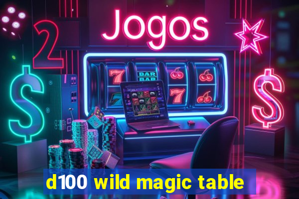 d100 wild magic table