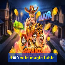 d100 wild magic table