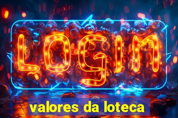 valores da loteca