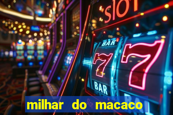 milhar do macaco que mais saem no jogo do bicho