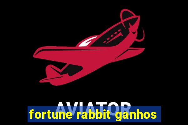 fortune rabbit ganhos