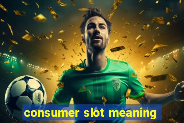 consumer slot meaning