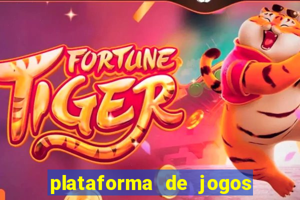 plataforma de jogos nova pagando