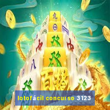 lotofácil concurso 3123