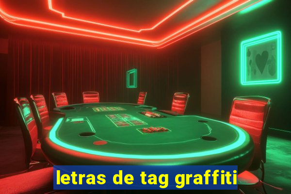 letras de tag graffiti