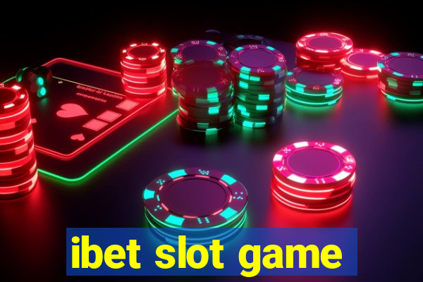 ibet slot game