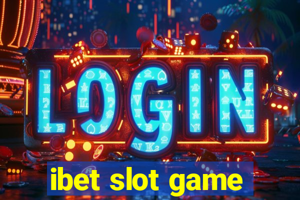 ibet slot game