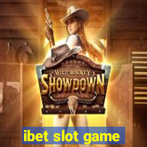 ibet slot game