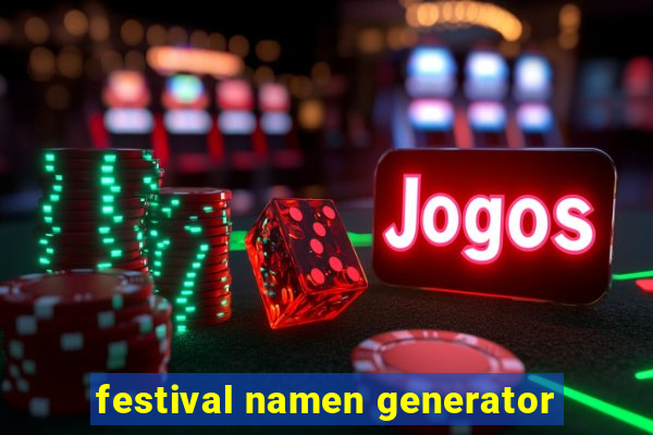 festival namen generator