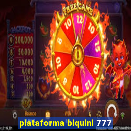 plataforma biquini 777