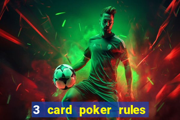 3 card poker rules in casino