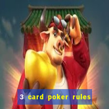 3 card poker rules in casino