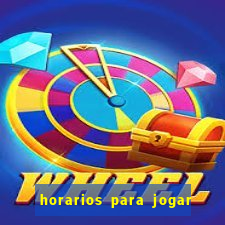 horarios para jogar no fortune rabbit