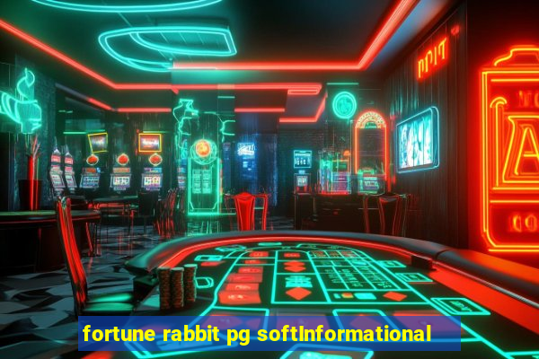 fortune rabbit pg softInformational