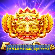 plataforma com jogo demo