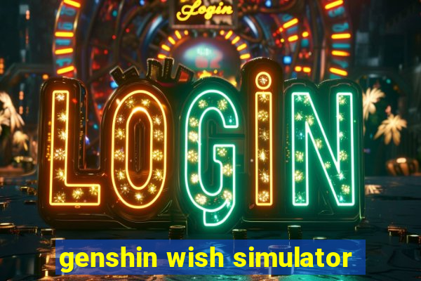 genshin wish simulator