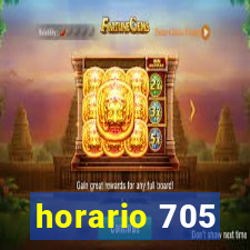 horario 705