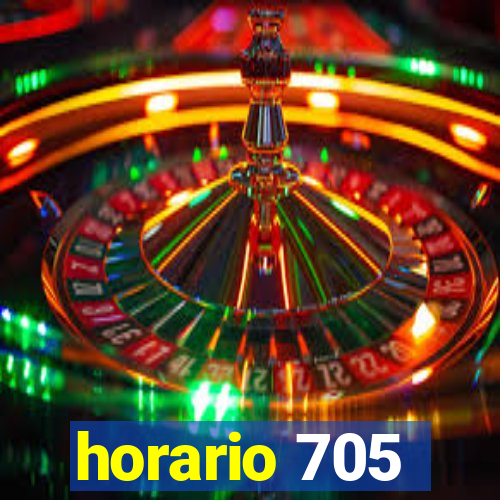 horario 705