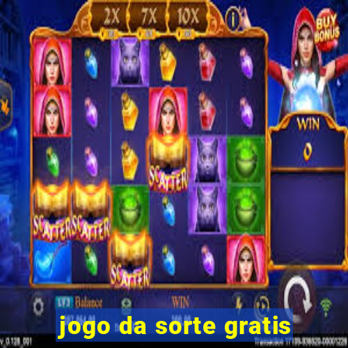 jogo da sorte gratis