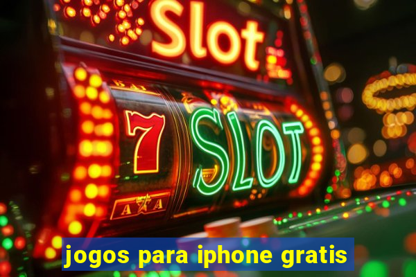 jogos para iphone gratis