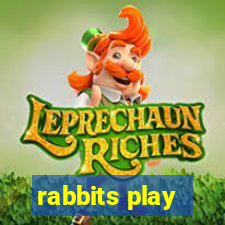 rabbits play