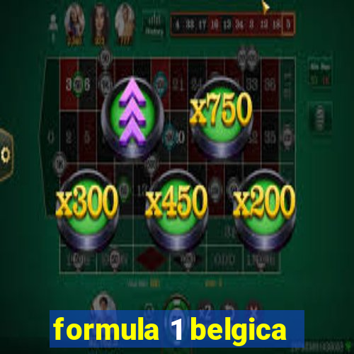 formula 1 belgica