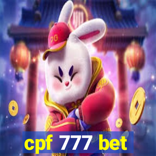 cpf 777 bet