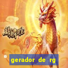 gerador de rg frente e verso