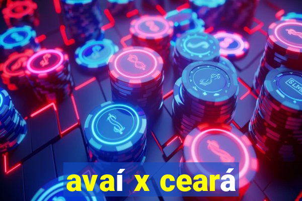 avaí x ceará