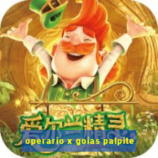 operario x goias palpite