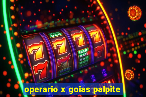 operario x goias palpite