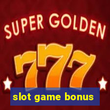 slot game bonus