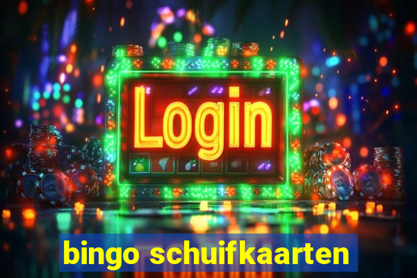 bingo schuifkaarten