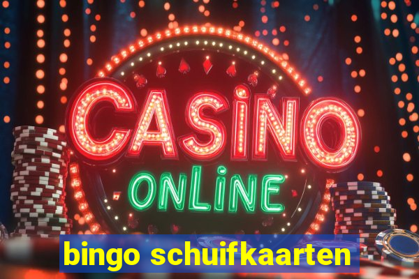 bingo schuifkaarten