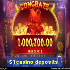 $1 casino deposits