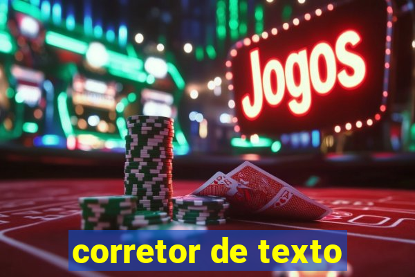 corretor de texto