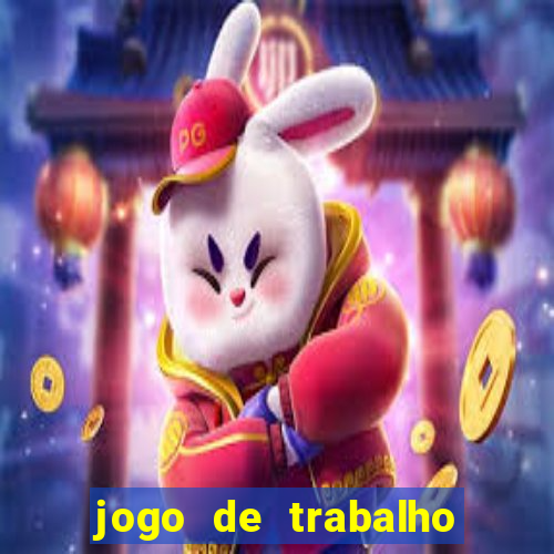 jogo de trabalho no escritório