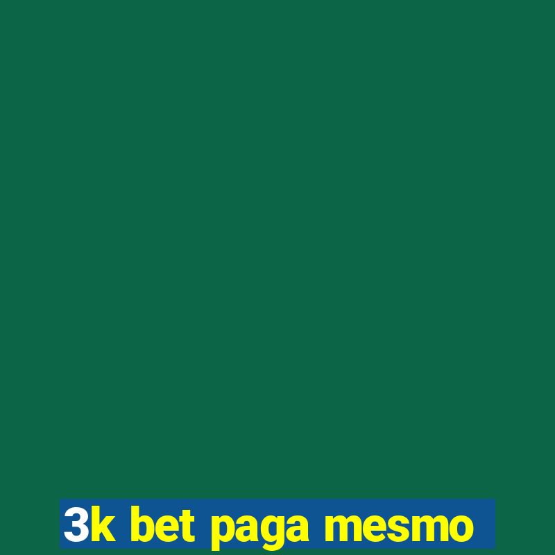 3k bet paga mesmo