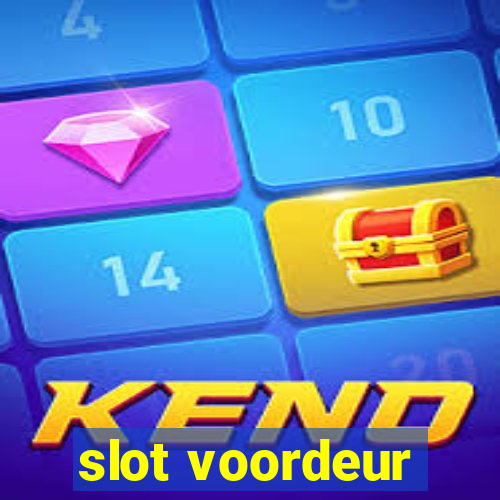 slot voordeur