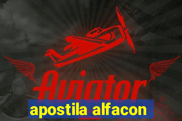 apostila alfacon