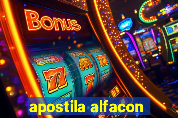 apostila alfacon