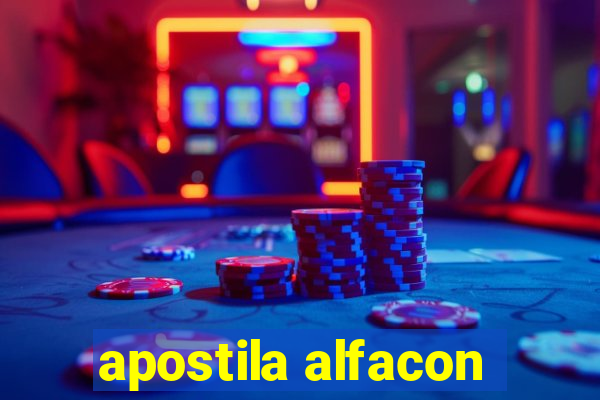 apostila alfacon