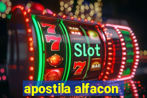 apostila alfacon