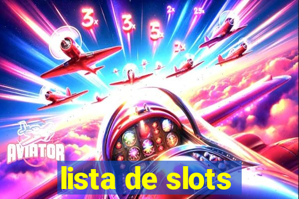 lista de slots