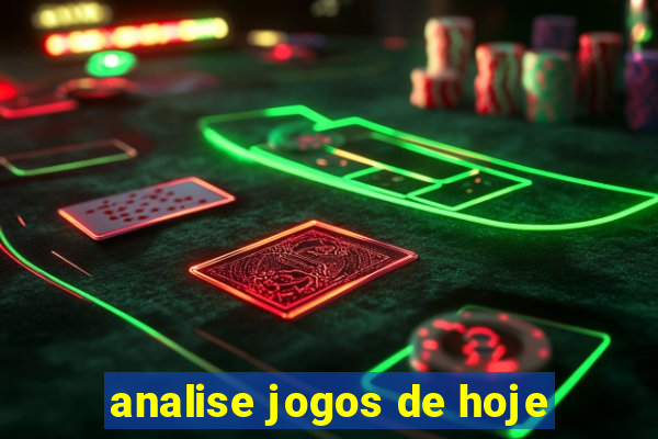 analise jogos de hoje