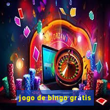 jogo de bingo grátis