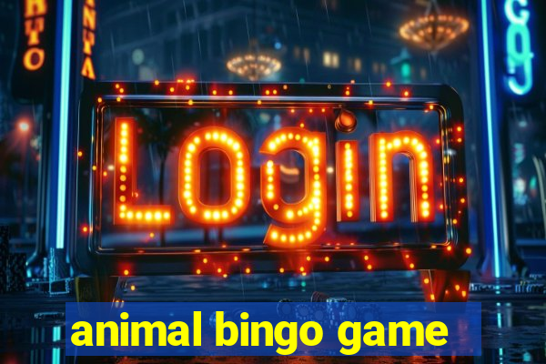 animal bingo game