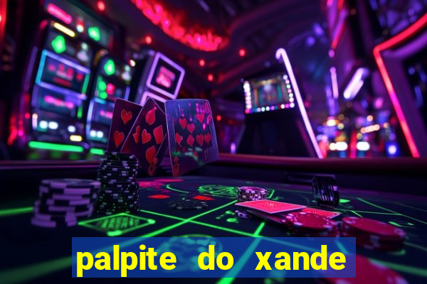 palpite do xande de hoje