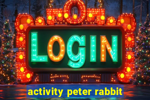 activity peter rabbit